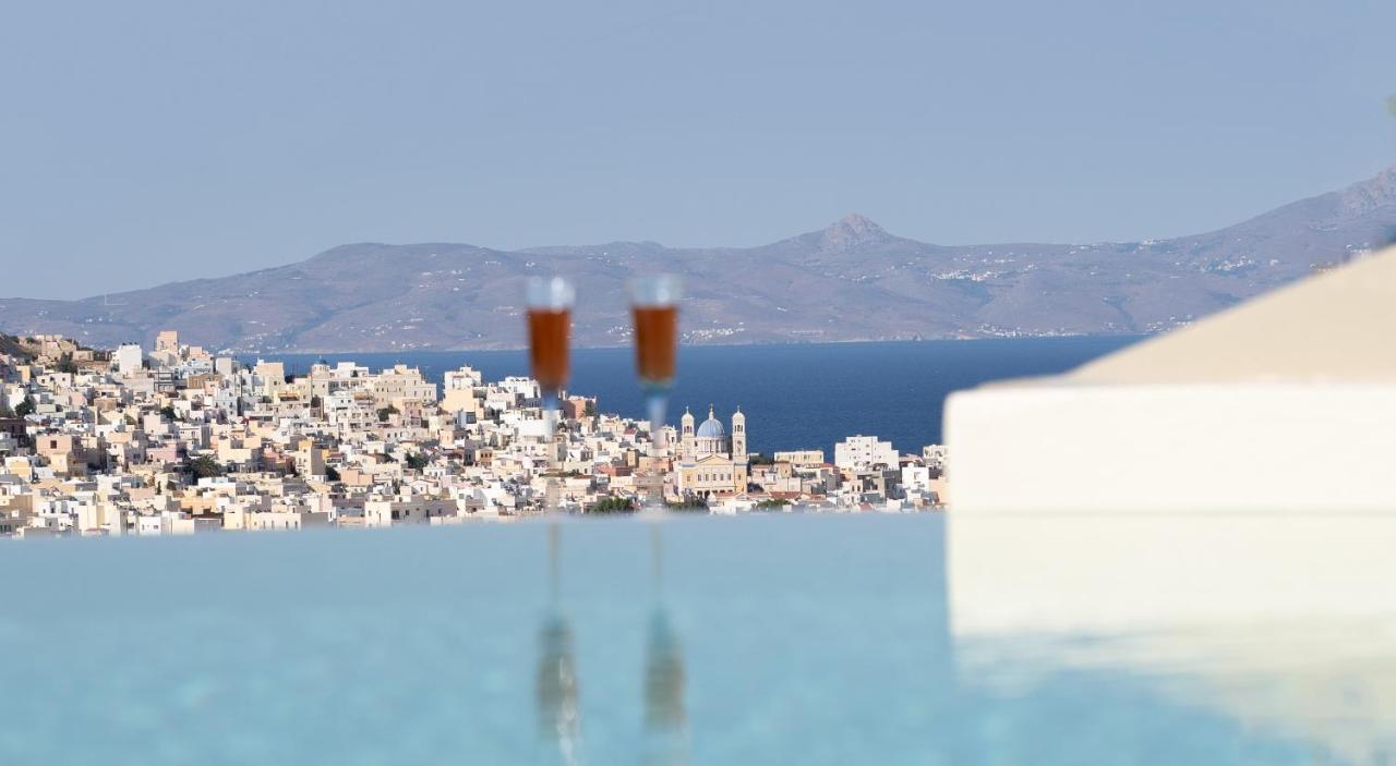 Dipolis Luxury Apartments Syros Episkopion  エクステリア 写真